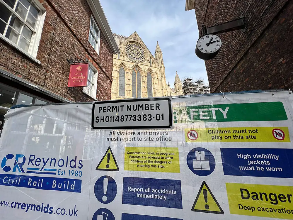 York bollards update: More delays, and key junction will now be dug up before Christmas