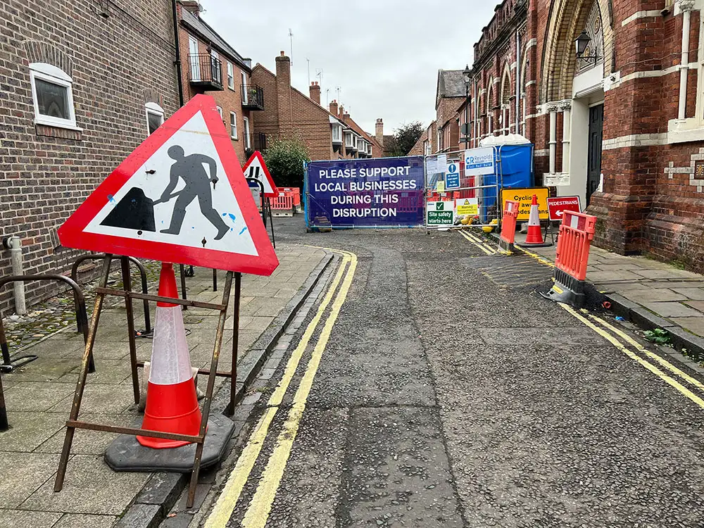 York clogged by roadworks as street closures mount up