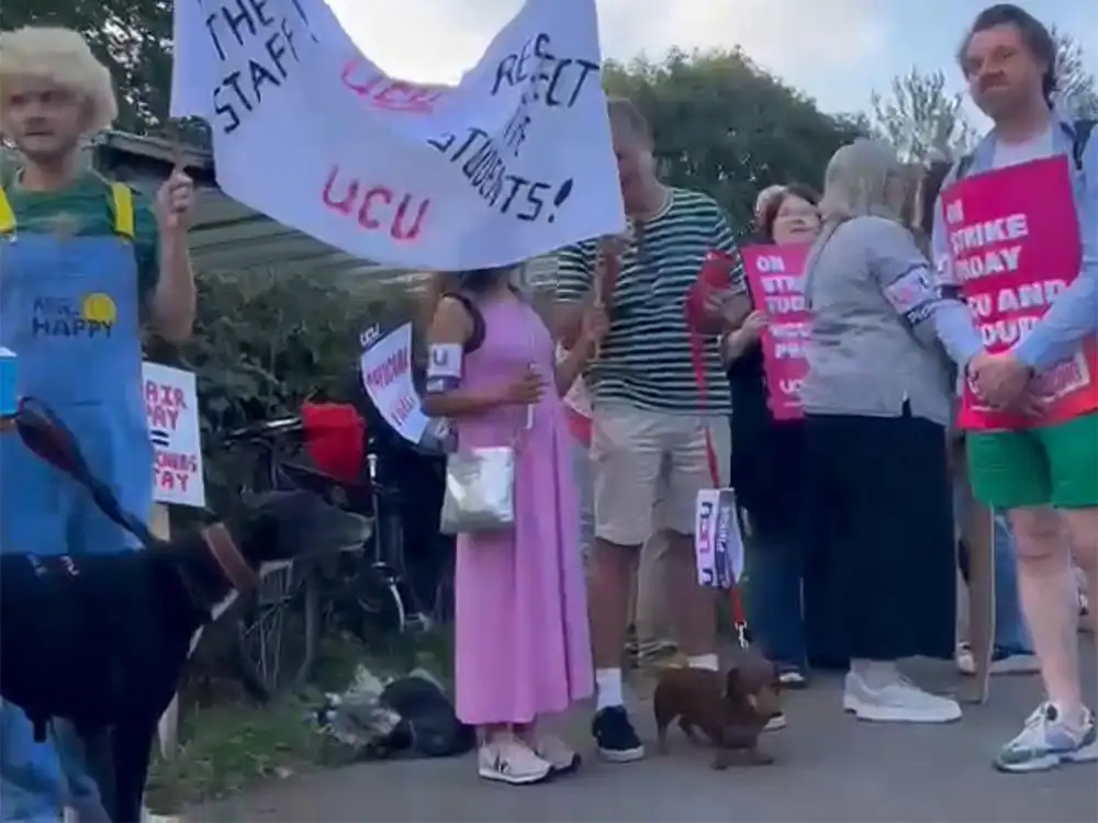 MP joins picket line as strike closes York College