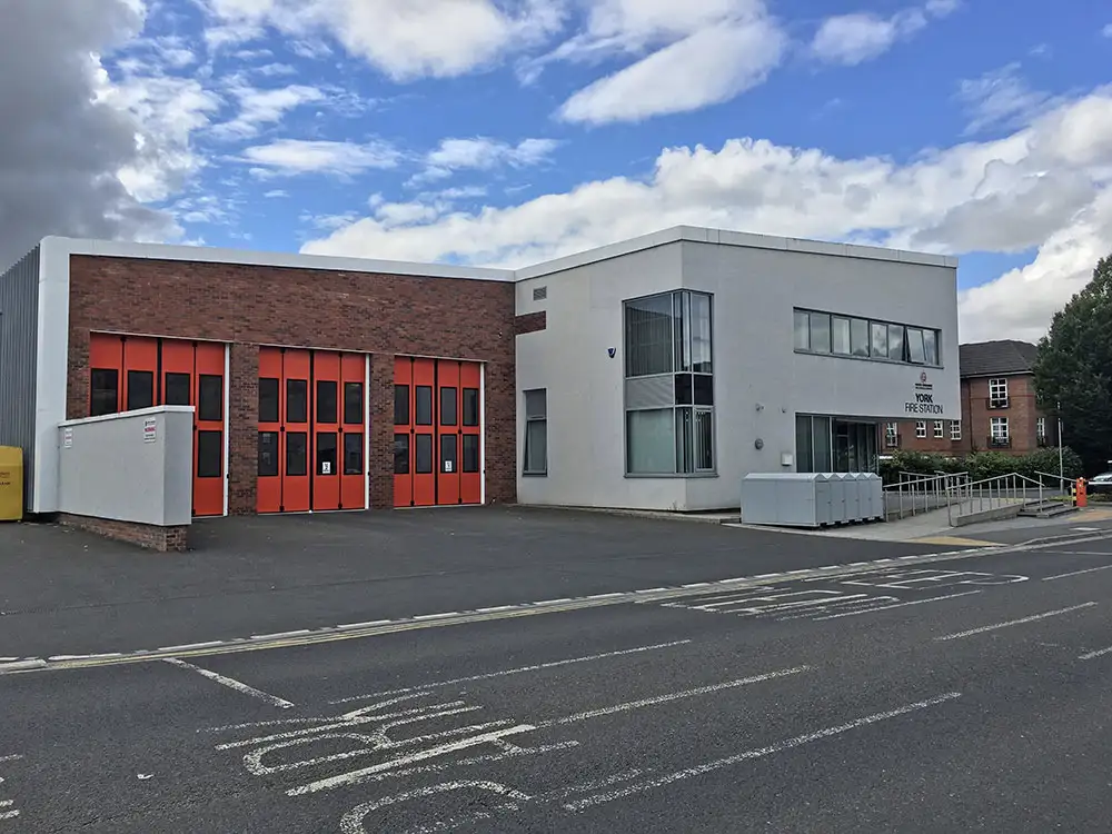 Man collapses outside York Fire Station