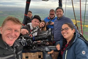 Spaceman Tim flies over York for ‘spectacular’ new TV series