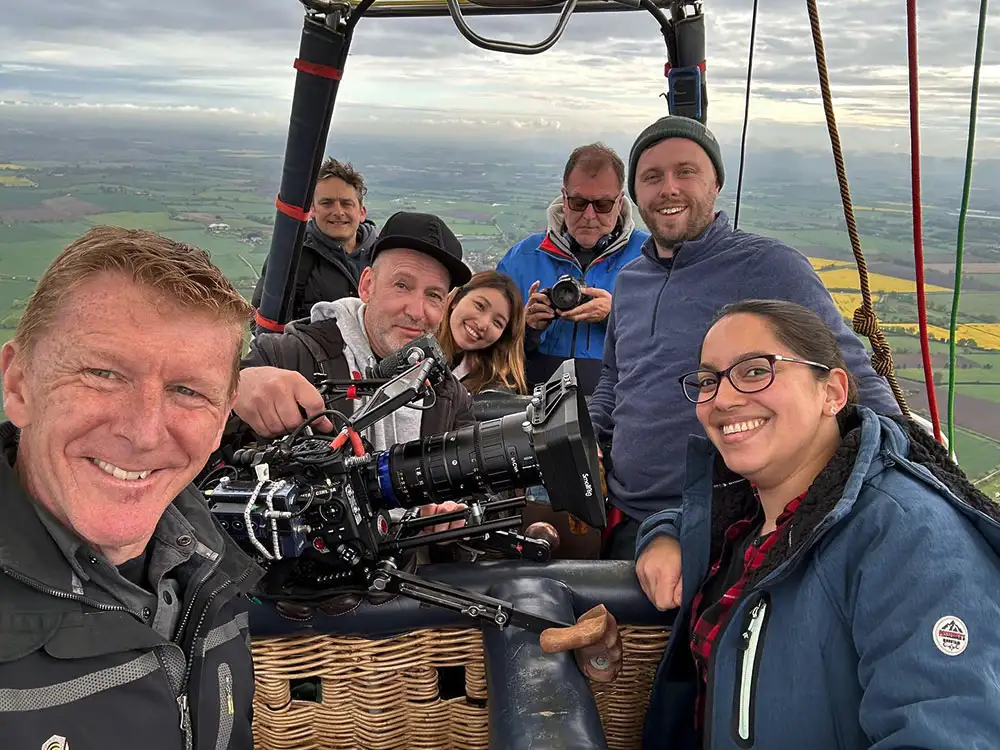 Spaceman Tim flies over York for ‘spectacular’ new TV series