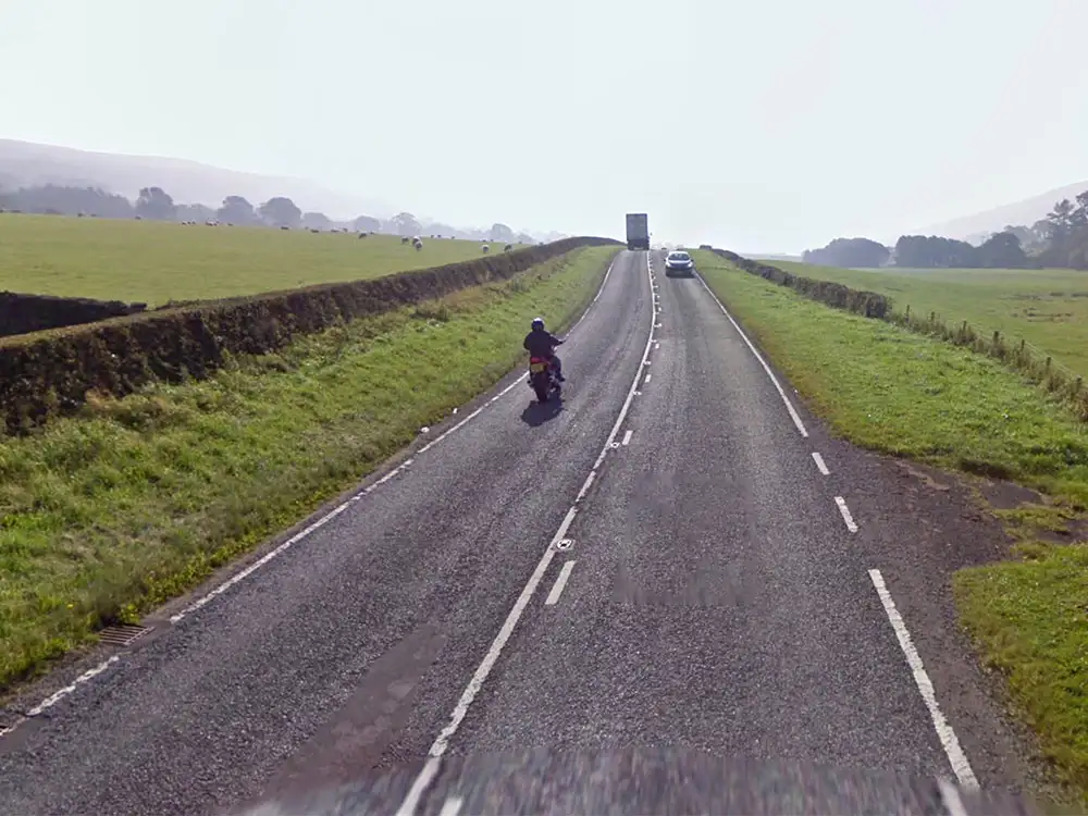 Biker critically ill after crashing into wall on North Yorkshire road