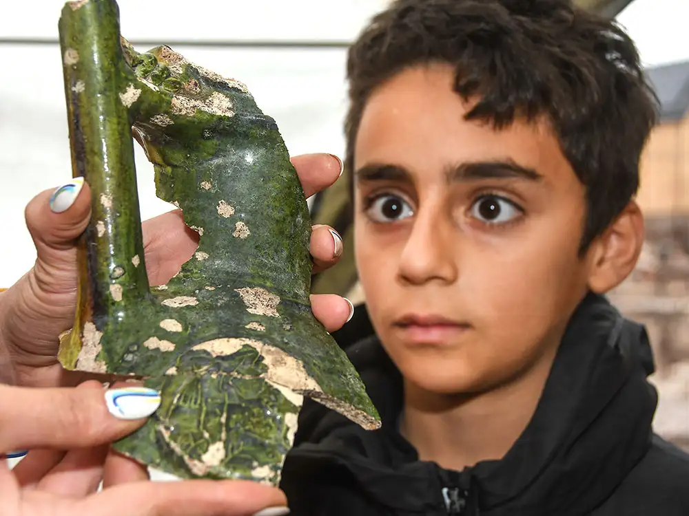 York school pupils discover 1,500-year-old history on their doorstep