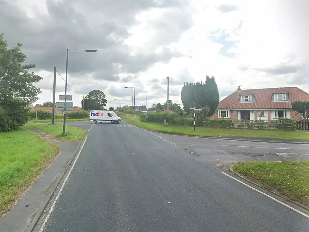 Crash at York junction leaves biker with serious injuries