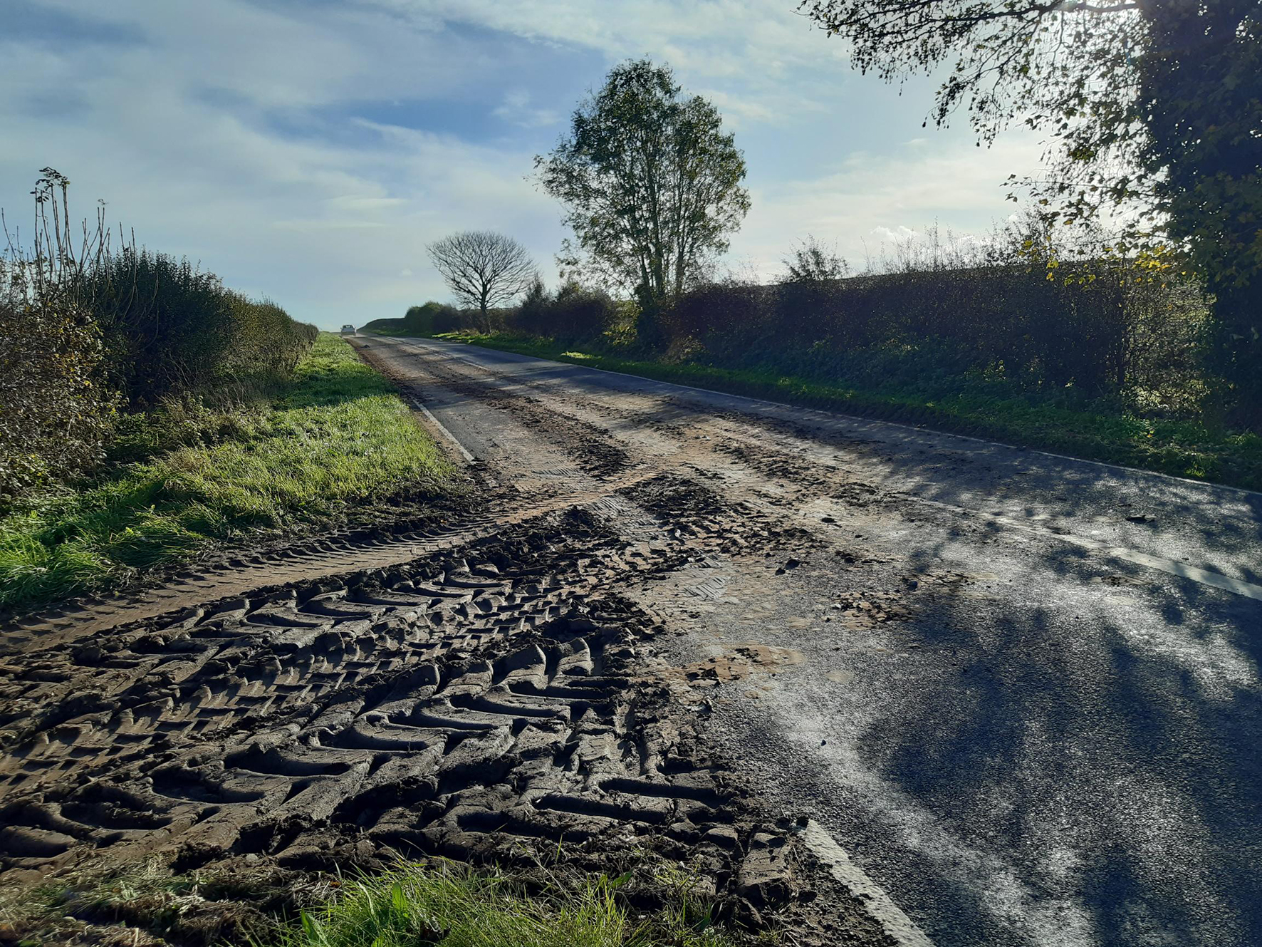 Council tells farm and construction site drivers to keep county’s roads mud-free