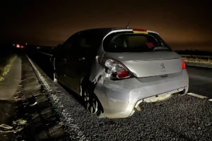 Driver fails breath test after crashing car on main North Yorkshire road