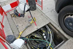 Workers cut through cables causing a major broadband blackout in York