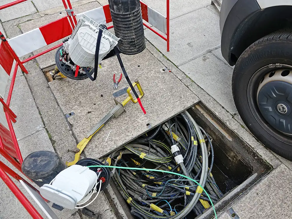 Workers cut through cables causing a major broadband blackout in York