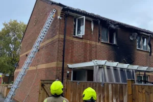 House badly damaged by fire in Northallerton
