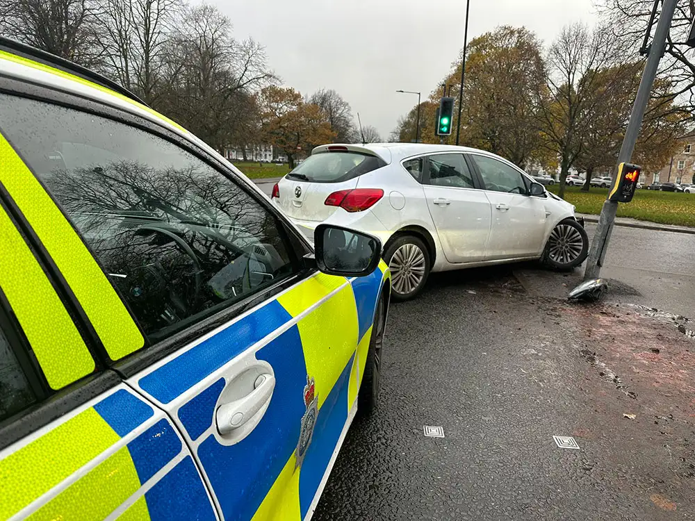 Crash in Harrogate causing delays