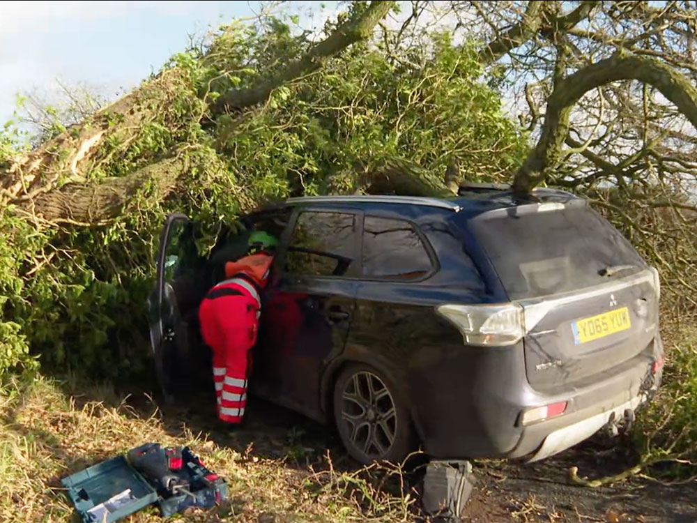 Battle to save North Yorkshire couple crushed by a storm-felled tree to feature on TV