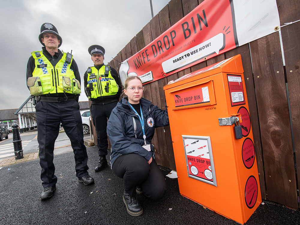 Knife drop bins to be installed across York and North Yorkshire
