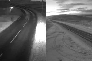 Snow and ice causing travel problems in parts of North Yorkshire