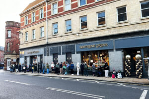 Large queue outside York’s new shop ahead of opening giveaways