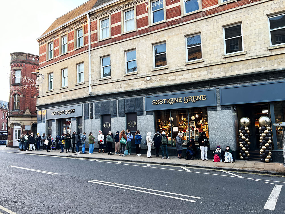 Large queue outside York’s new shop ahead of opening giveaways