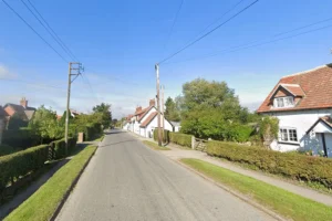 Car crashes into telegraph pole in North Yorkshire village