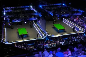 Snooker championships halted in York after a spectator falls ill