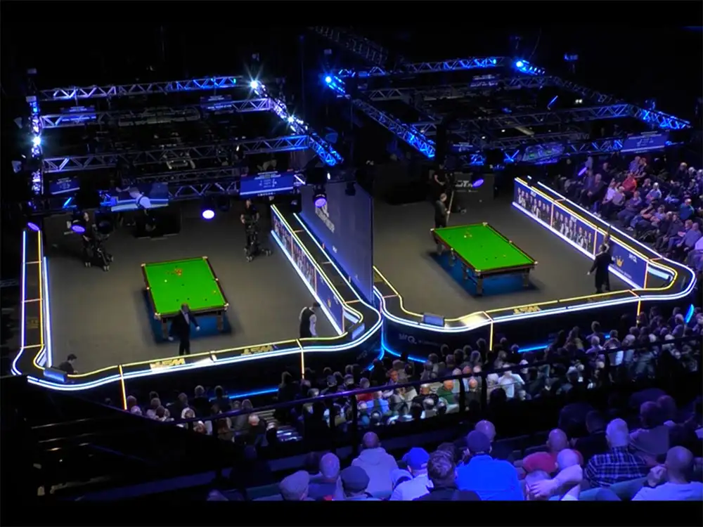 Snooker championships halted in York after a spectator falls ill