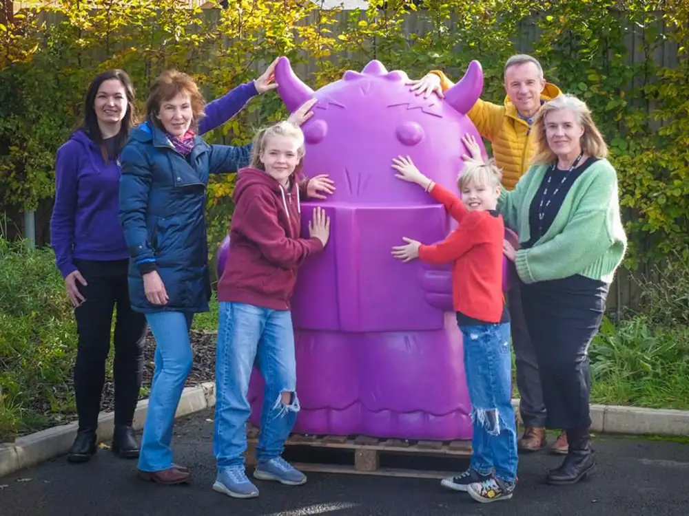 You’ll soon be able to meet this purple fellow – thanks to York Mumbler