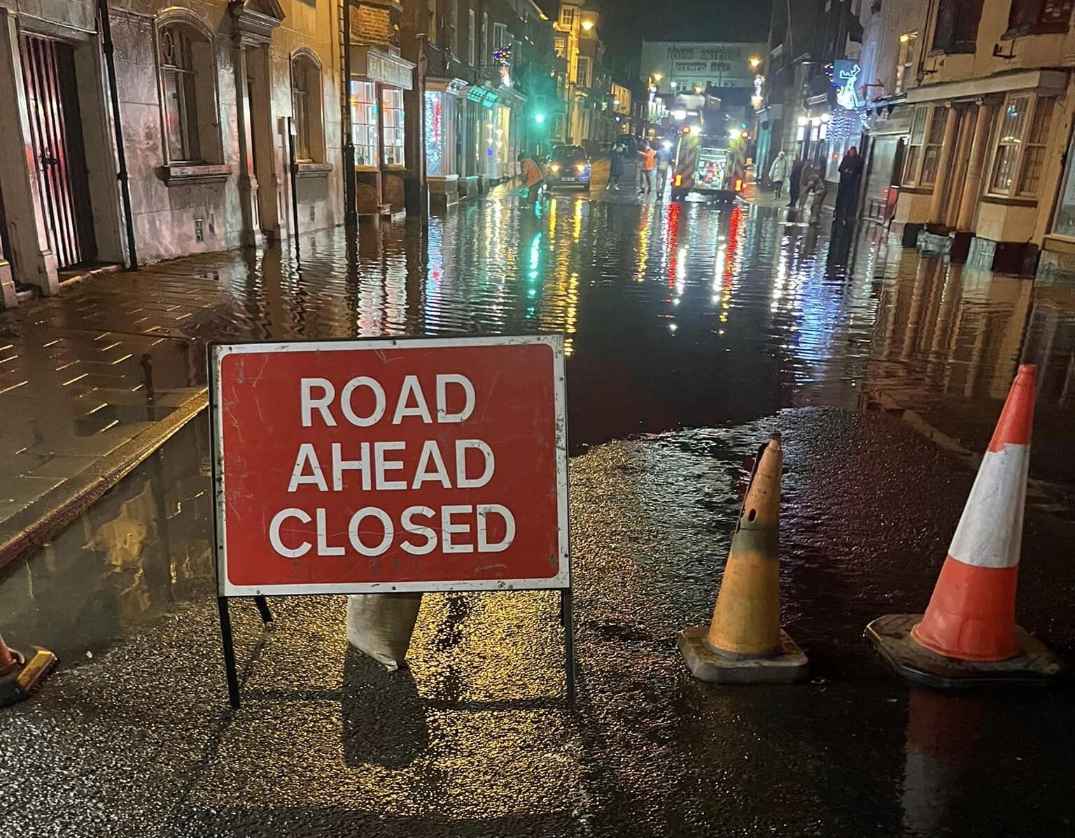 Firefighters called in twice to tackle flash flood in Tadcaster