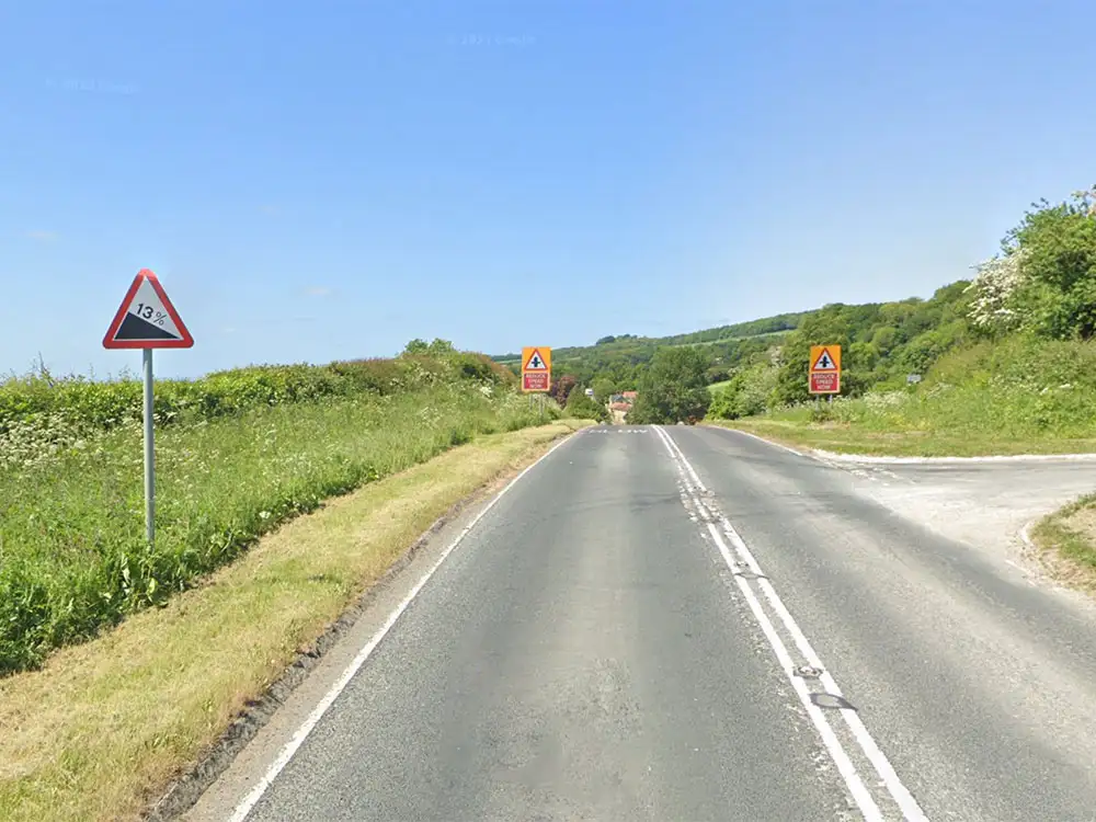 Man dies after car leaves North Yorkshire road and crashes into a ditch