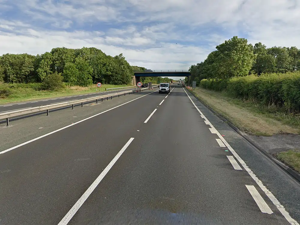Man trapped in vehicle after crash in North Yorkshire