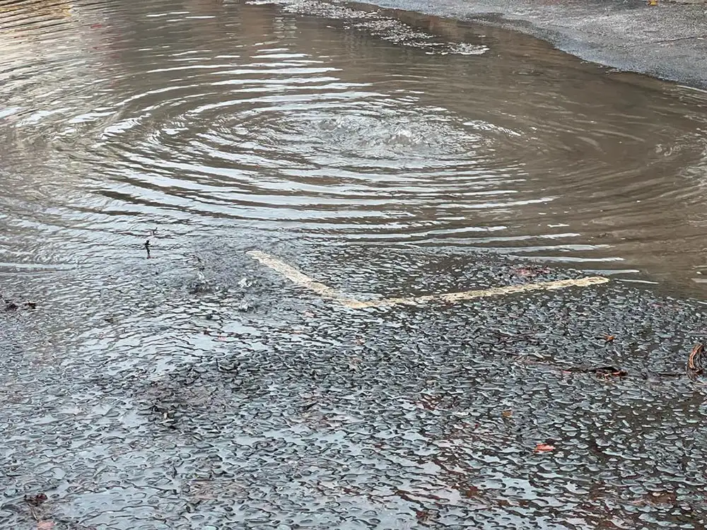 Villagers given bottled water after supply problems due to mains burst