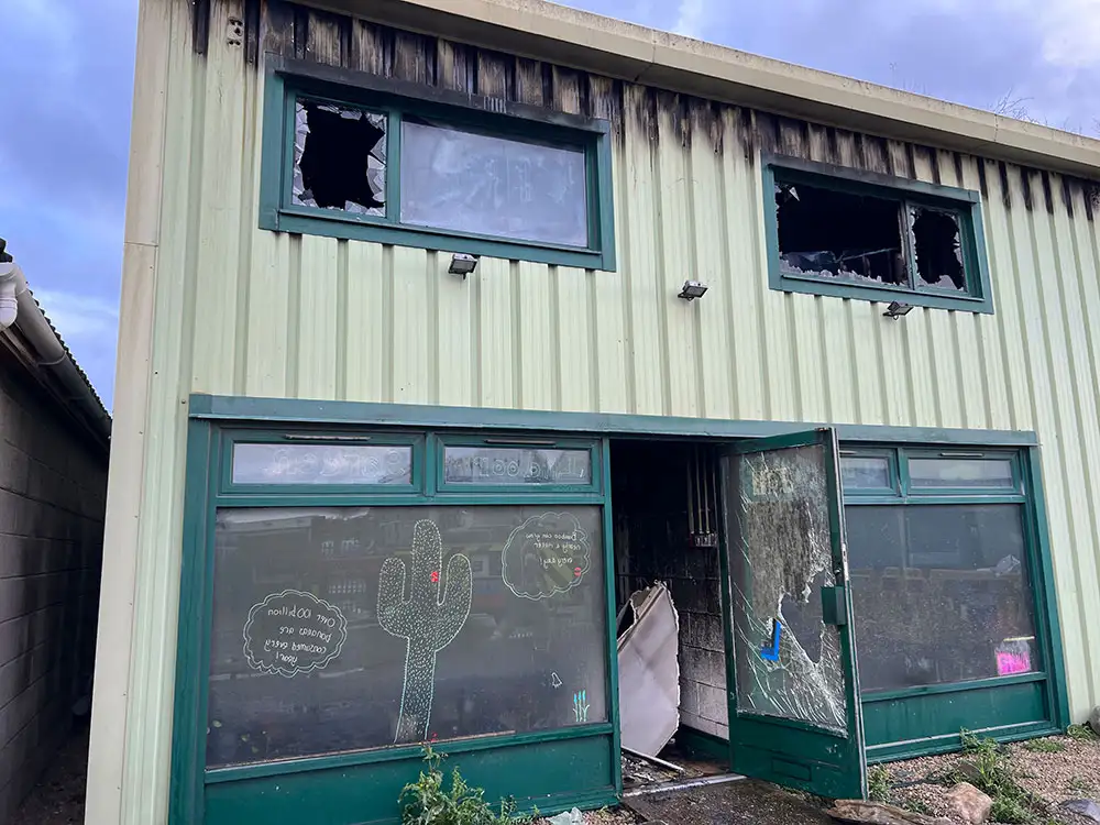 ‘There’s a lot of shock – our HQ is completely gone. But we will rise from this’