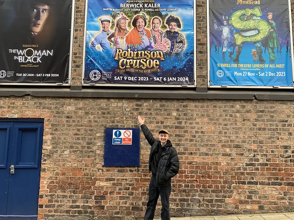 Disney theatre star swaps London stage for York – where he first performed 17 years ago