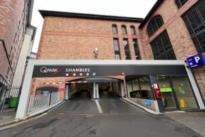 Couple and baby rescued after being locked in York car park