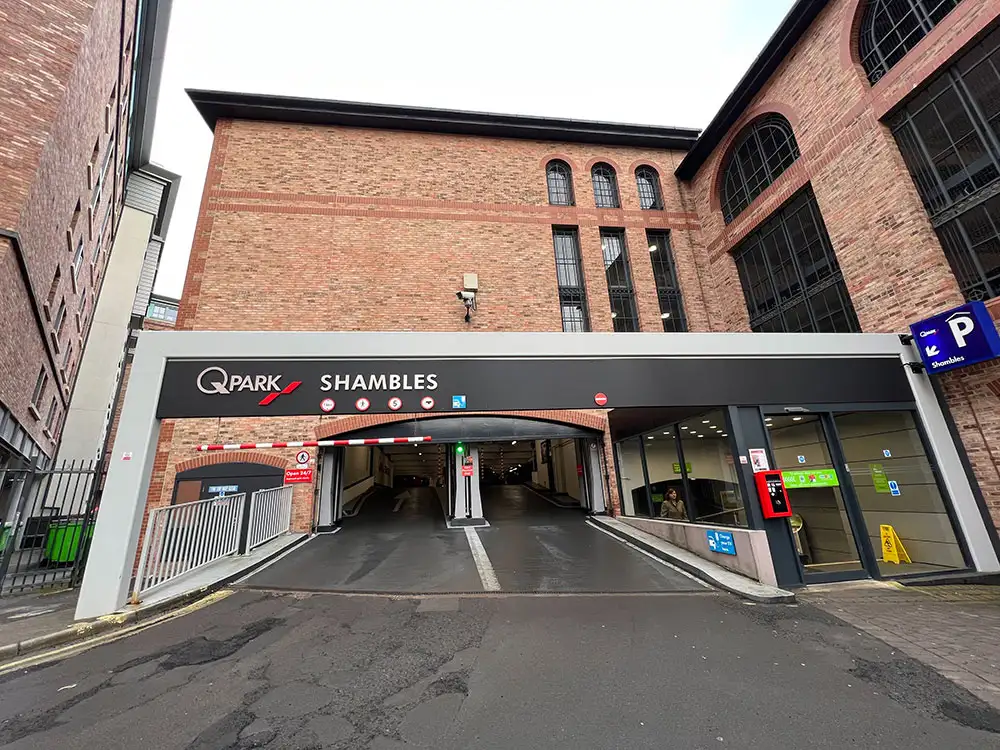 Couple and baby rescued after being locked in York car park