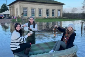 Flood-hit York tearoom plans to bring in the customers – by boat!