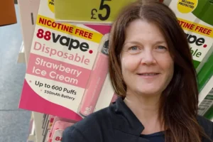 Anger as ice-cream flavoured vapes sold in the sweets aisle of York shop