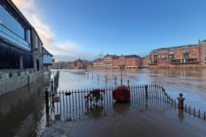Two flood warnings issued for York after Storm Gerrit brings heavy rainfall