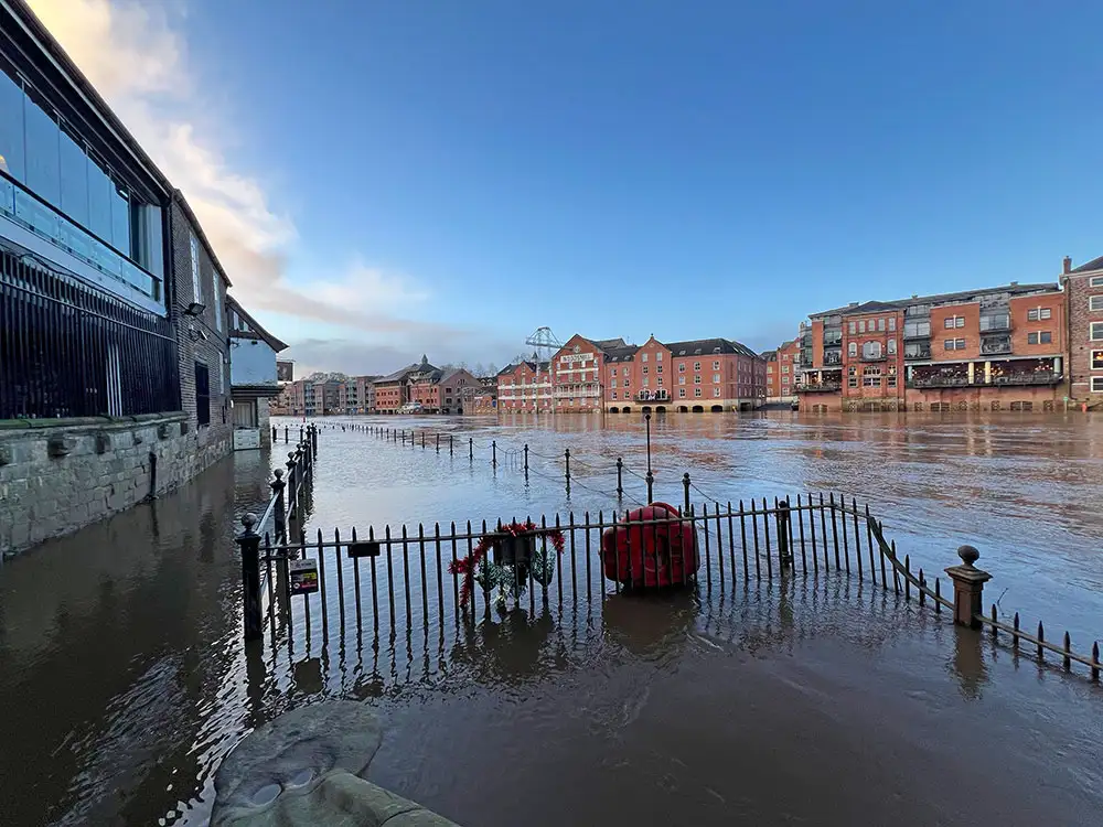 Two flood warnings issued for York after Storm Gerrit brings heavy rainfall