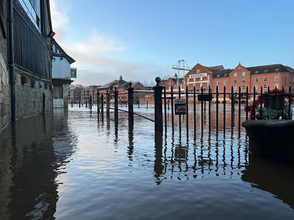 Five flood warnings for York as two car parks closed