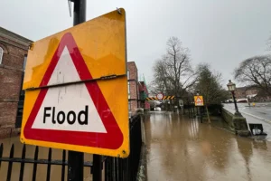 York takes action as rapid rise in river levels forecast after Storm Isha
