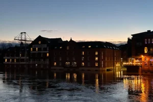 Roads still closed by flooding – but River Ouse in York has peaked