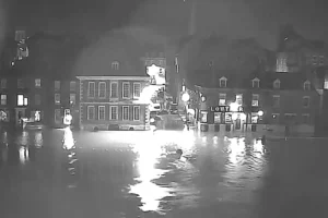 Watch: Woman rescued after entering flooded York river