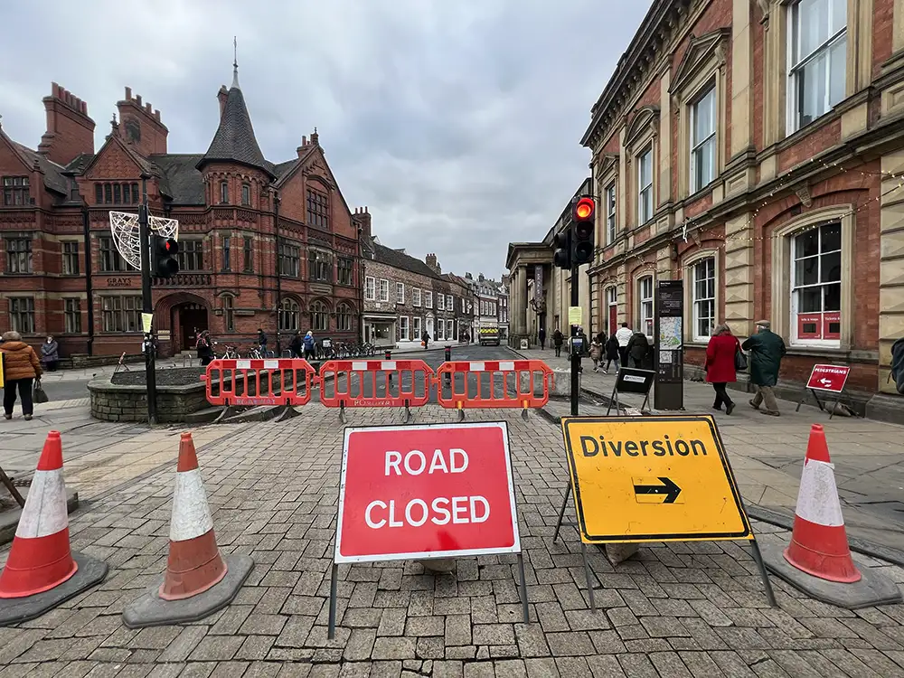 York street closed to traffic for eight weeks as last anti-terror bollards installed