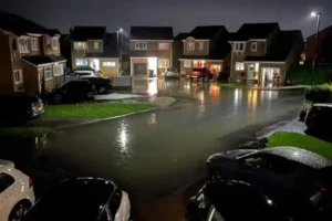 Village sends out urgent appeal for sandbags as multiple homes at risk of flooding