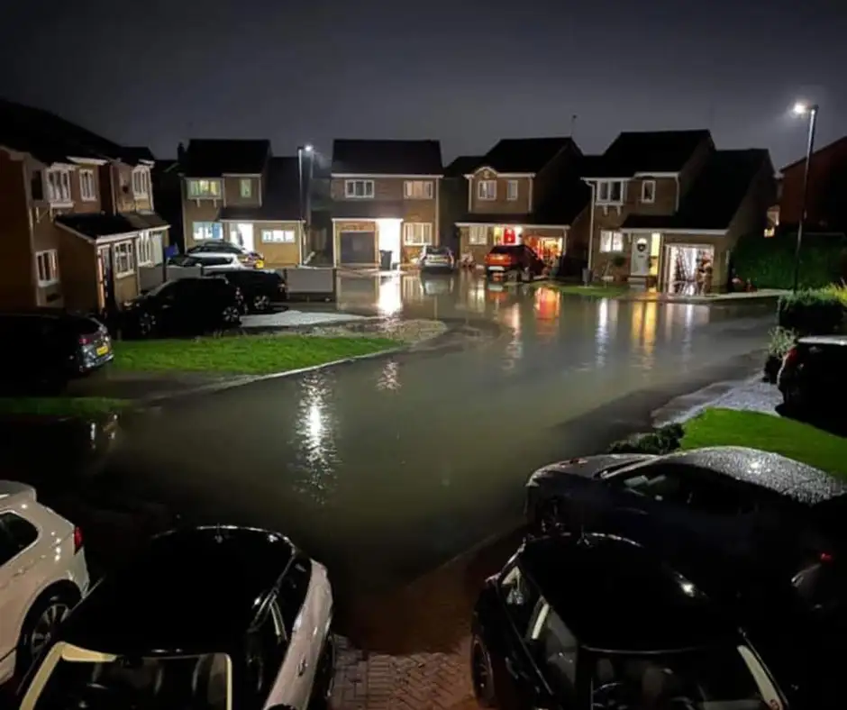 Village sends out urgent appeal for sandbags as multiple homes at risk of flooding
