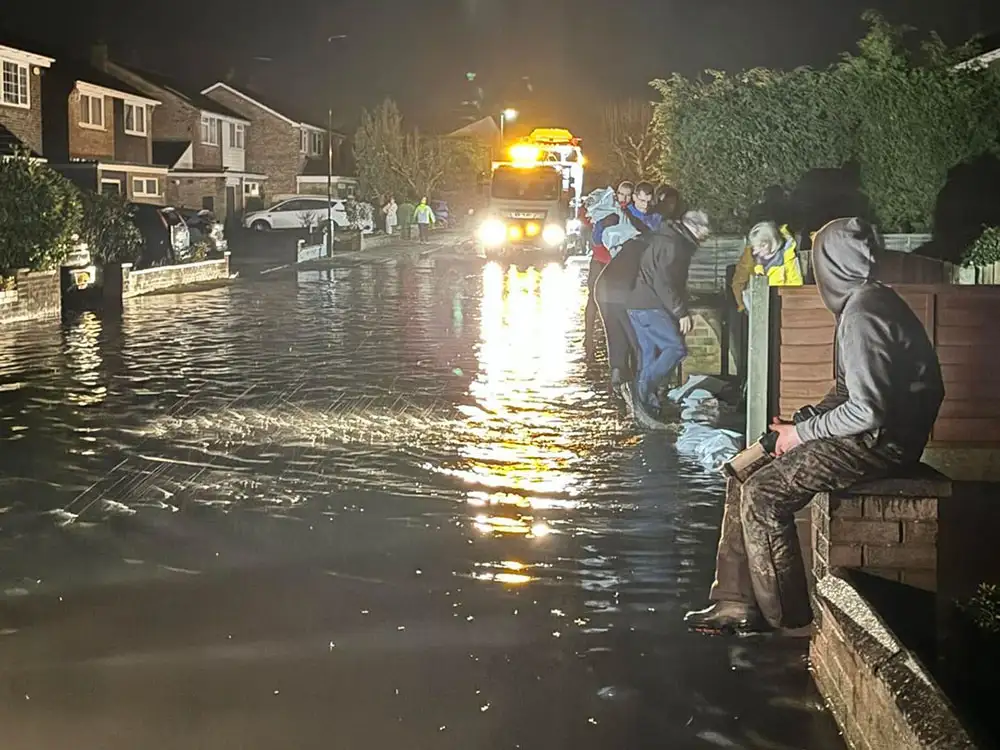 ‘Huge effort’ sees sandbags delivered to hundreds of homes in flood-hit village