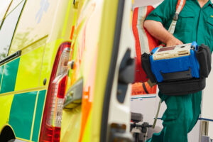 One person taken to hospital with chest pains after crash near Thirsk