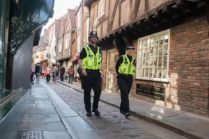 Five arrested in York – as officer borrows a bike to pursue suspect
