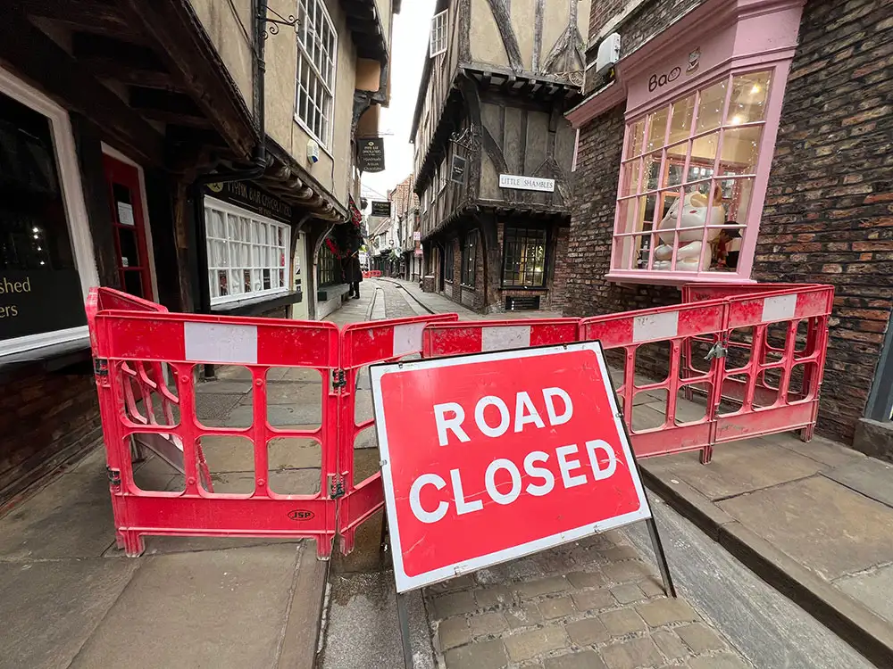 Updated: Shambles reopens but a large part of the street remains cordoned off