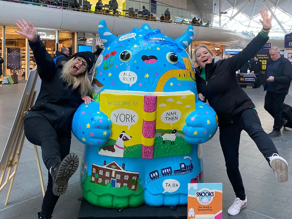Pictures: York goes to London – complete with a Minster made of ice and several Snooks