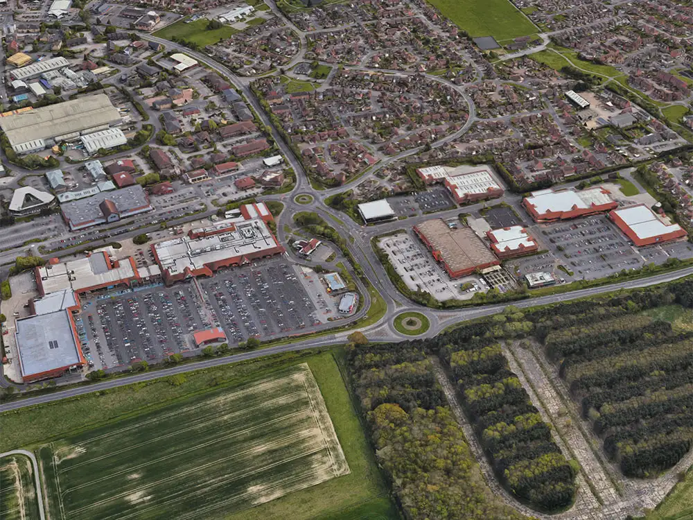 Youths start fire at York shopping centre