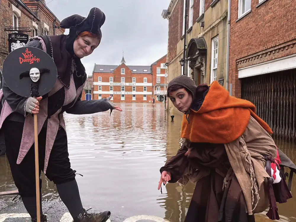 York Dungeon closed again as water gets into the building